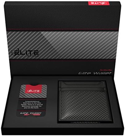 The Elite Slim Money Clip and Wallet. Classy Carbon Fiber Mens wallet. Perfect High End Gift for Men. Best Gift For Man. …