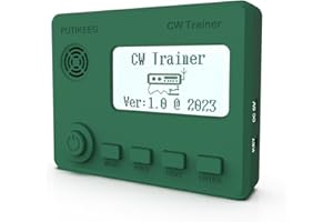 PUTIKEEG G Mini CW Morse Trainer Code Morse Entraîneur avec Corps en Plastique pour Clé à Code Morse CW