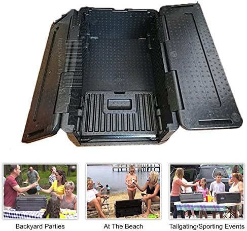 Outdoor camping Foldable polar cooler box 60 Cans Collapsible Insulated Lightweight Travel outdoor camping car folding Festival Storage box