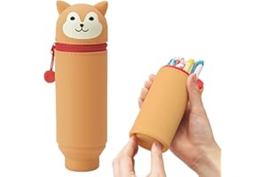 LIHIT LAB LIHITLAB PuniLabo Stifteetui (Stifthalter), 6,1 x 19,8 cm, Shiba Dog (A7712-2)