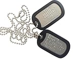 collar chapa militar plata Placa identificativa de juguete