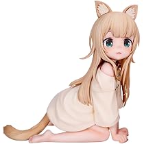 Zhongkaihua Cute Cat Girl Figure Kinako Cartoon Q Figure PVC Model ...