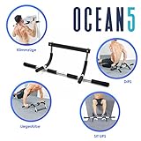 Power Türreck, Multifunktions-Klimmzugstange für ein individuelles Krafttrainig, Pull Up Bar bis 135kg belastbar, ohne Bohren, keine feste Montage – von Ocean5 - 4