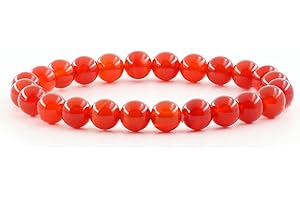 Ouubuuy Bracciale Ametista Perline Pietra Cristallo Naturale Uomo Donna 8mm Elastico Bracciale