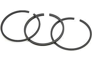 HILILAND 3-teiliger Kolbenring Luftkompressor Kolbenring Pneumatischer Antrieb Luftdichtes Zubehör für 55 Mm Zylinderdurchmesser,Zubehör für Luftkompressoren