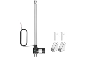 Justech Attuatore Lineare Motore Elettrico Multifunzione DC 24 V Massimo Sollevamento 6000N-500mm con Corsa Massima per Automobile Medica Apriporta Elettrici ECC