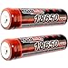 Produktbild 2x Kraftmax 18650 Pro Akku mit PCB Schutzschaltung - speziell für LED Taschenlampen ( 3,7V / 9,62 Wh )