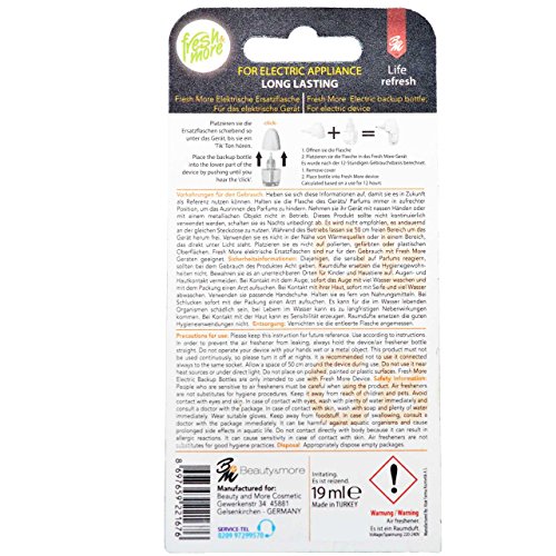 8x Fresh&More Duftstecker Surprise Mix Für Air Wick Nachfüllflakons – 19ml - 2