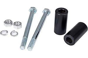 CELOMT 2'' Rise Handlebar Risers Extension For Harley Davidson 1'' Handlebars Black Motorcycle Spacers