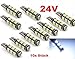 Produktbild 10 x Stück 24Volt T10 x 13Leuchtdiode XenonWeiß -moderne Look und unglaublich intensive Leuchtkraft Soffitten 24V für LKW Nfz mit CANBUS Widerstand. Ideal als Kennzeichenbeleuchtung, Innenraumneleuchtung Kofferraumbeleuchtung, Fussraumbeleuchtung, Innenraumbeleuchtung, Lese-leuchte, Innenbeleuchtung, Dachbeleuchtung etc. INION®
