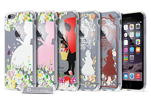 iPhone 6S Case, Clear Transparent Princess Case and Screen Protector for iPhone 6S/6 [4.7] [White Alice] Case Buddy â„¢