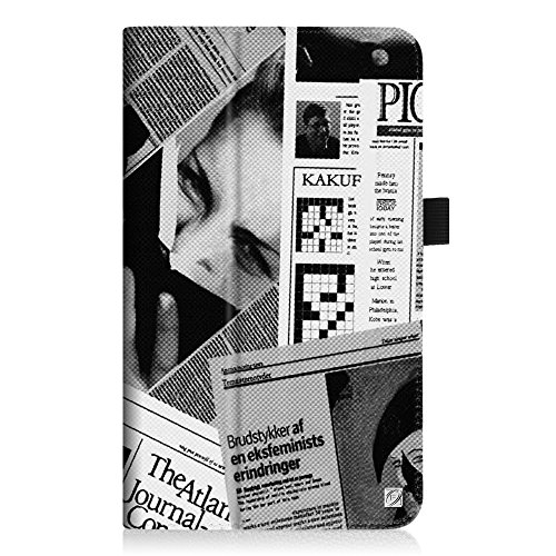 Fintie Odys Syno 8 Hülle Case – Slim Fit Folio Kunstleder Schutzhülle Cover Tasche mit Ständerfunktion und Stylus-Halterung für Odys Syno 20,3 cm (8 Zoll) Tablet-PC, Zeitung - 7