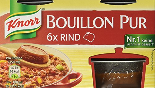 Preisvergleich Produktbild Knorr Bouillon Pur Rind Brühe 6 x 500 ml, 4er-Pack
