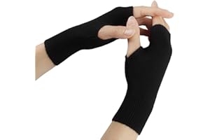 Larcele Kaschmir Handschuhe Fingerlose Fäustlinge Handwärmer für Damen BZST-02