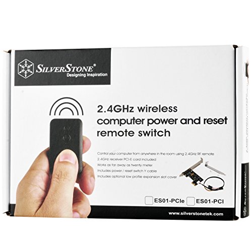 SilverStone SST-ES01-PCIe – 2.4G Funk-Fernbedienung für PC Power / Reset, PCIe - 2