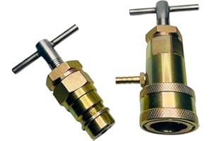 PT SQUARED TRADING CO. The Original Hydraulic Quick Coupling Pressure Decompression Relief Release Tool 1/2" Ag/Pioneer/Poppet Size fits models of Kubota, John Deere, Other Compact Tractors