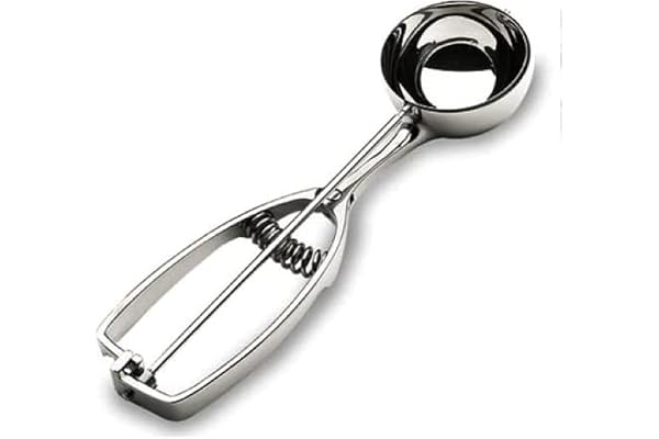 Lacor 67058 Cuillère à Glace Luxe en Inox 59, 13 bolas/L helado, argent métallique