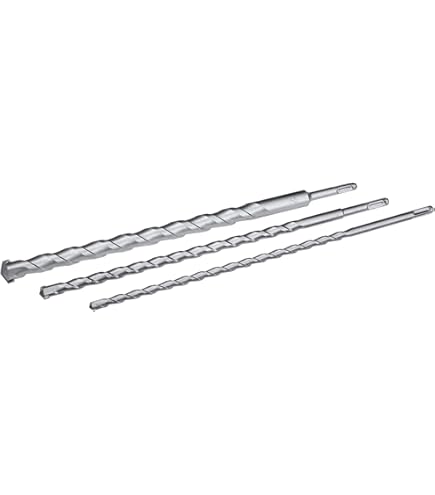 Punta SDS Plus 10x1000mm Per Trapano A Martello - Per Cemento, Mattone, Pietra | 4 Tagli Professionali - Foto 6