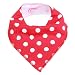 Baby Unisex Bandana Drool Bibs , ivencase Colorful Pattern Absorbent Cotton Cute Baby Gift Sets Feeder Bib for Boys & Girls (4-Pack Set)