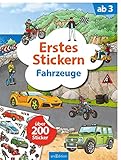 Erstes Stickern Fahrzeuge: über 200 Sticker (Mein Stickerbuch)