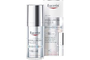 Eucerin Hyaluron-Filler Epigenetic Serum (30 ml), sérum antiedad que corrige los 10 signos del envejecimiento, con Ácido Hialurónico y Epicelline para un aspecto más joven que tu edad real