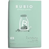 02 Escritura RUBIO | Ejercicios de escritura para trabajar las vocales y los n&uacute;meros 1, 2 y 3 | +4 a&ntilde;os
