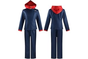 Tongyundacheng Anime Itadori Yuji Cosplay Costume School Uniform Outfit Full Set for Halloween Carnival Party Dress Up