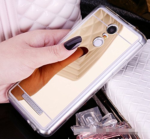 LXHGrowH Funda Espejo Silicona Gel TPU para Xiaomi Redmi Note 3   Redmi Note 3 Pro Color Oro reviews LXHGrowH Funda Espejo Silicona Gel TPU para Xiaomi Redmi Note 3   Redmi Note 3 Pro Color Oro