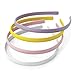 Amber Jewellery 4 Pack Thin 10mm Headband Alice Band Hair Band Toothless 4 Pack Pastel Colours Headband - 26898