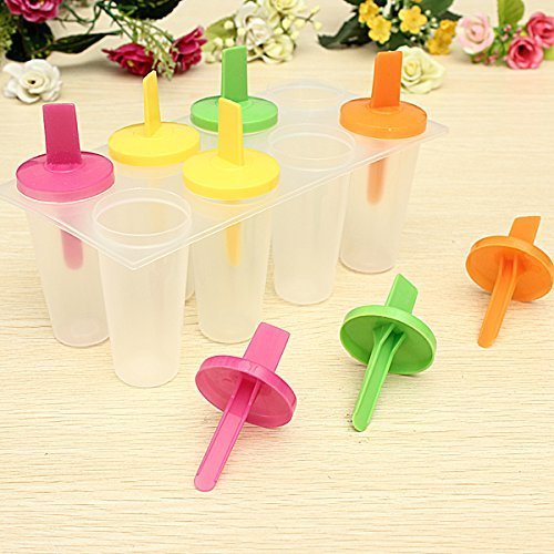 SODIAL(R)Eis Form Yogurt Box Modul Eisbox Kuehlschrank Gefrierschrank 8 Stueck - 2