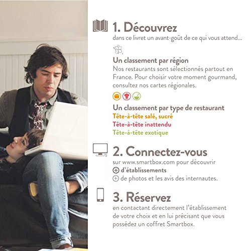 51 PKb0NrlL SMARTBOX - Coffret Cadeau - DINER ROMANTIQUE - 380 restaurants avec une sélection issue de guides et labels gastronomiques