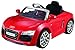 Produktbild Kinderelektroauto - Audi R8 Spyder Cabrio- Rot -12 V Batterie- 2 Motoren