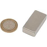 40x20x10 mm Neodyum Mıknatıs - &Ccedil;ok G&uuml;&ccedil;l&uuml;