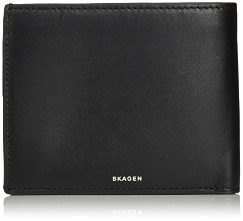 Preisvergleich Produktbild Skagen Herren Lennert Geldbörse, Schwarz (Black), 2.5x9.5x11.5 cm