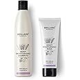 Brillare Professional Heavy Moisturising Natural Shampoo & Hair Mask Combo, Enriched With Wheat Germ & Avocado Fruit, Deeply Nourishes Dry and Frizzy Hair Shampoo 300ml+ Mask 125ml