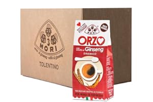 Tre Mori Orzo al Ginseng 12 Confezioni da 250g – Made in Italy, Bevanda Energetica Naturale Senza Caffeina, 100% Orzo e Ginseng Ideale per Moka o Espresso