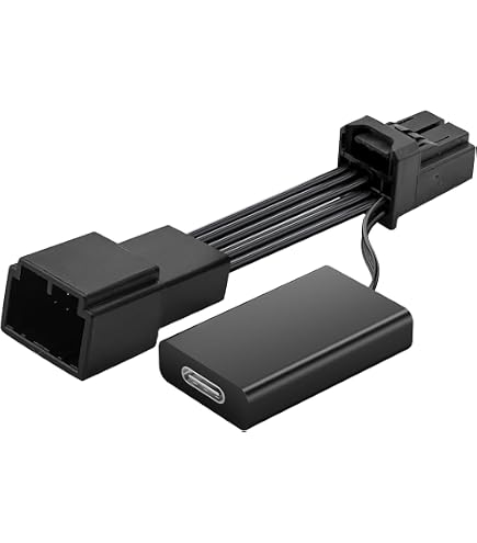 FitDVR Adattatore Di Alimentazione 3 Pin Per Dash Cam – Compatibile Con BMW E Mini (F E G Chassis) – Si Collega Al Sensore Pioggia, Con Display LED E 6 Cavi Di Uscita (5V E 12V) - 2