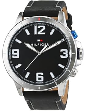 Tommy Hilfiger Herren-Smartwatch Casual Sport Analog - Digital Quarz Leder 1791298