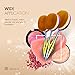 ElleSye Oval Makeup Brushes, Cosmetic Brushes Kit, 10-Piece Set, Toothbrush Shaped, Colorful Handle, Soft Synthetic Fiber, for Foundation, Powder, BB Cream, Eyeliner, Concealer