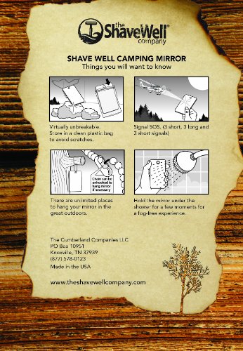 Der bruchsichere Campingspiegel der Shave Well Company – rucksackerprobt - 2