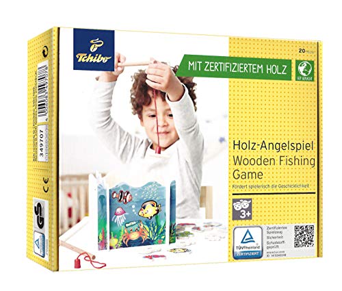 Preisvergleich Produktbild TCM Tchibo Holz-Angelspiel 17tlg. fördert die Geschicklichkeit