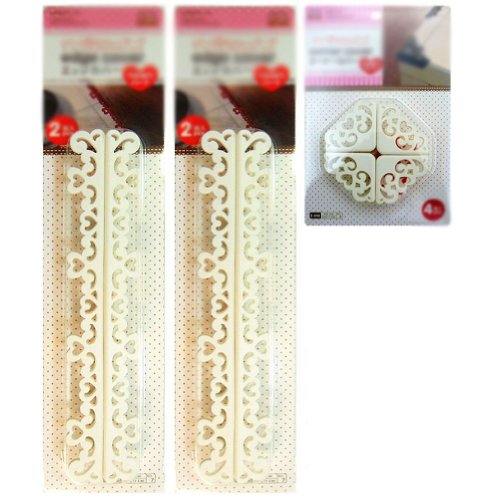 Hollow Out Baby Home Infant Corner Cushions & Toddler Edge Proofing Guard WHITE