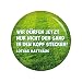 Produktbild Kiwikatze® Sport - Fußballerzitate - Wir dürfen jetzt nur nicht den Sand in den Kopf stecken! 37mm Button Pin Fussball Weltmeisterschaft Bundesliga EM WM