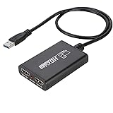USB 3.0 Game Capture Karte, 1080P High Speed HD Video Capture Card Live Streaming Recorder Gerät, für PS3 / PS4, Xbox, Nintendo Switch