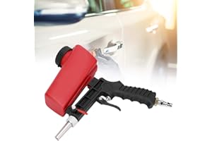 HILILAND Zestaw Pneumatycznego Pistoletu do Piaskowania 90PSI, Piaskarka Przemysłowa Regulowana Przenośna Ręczna Piaskarka