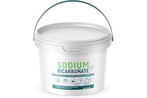 JEMCHEM Sodium Bicarbonate Food Grade 5Kg Bucket Bicarbonate of Soda/Baking Soda (E500 Pharmaceutical/FCC Food Grade 100% Pure Fine Powder)