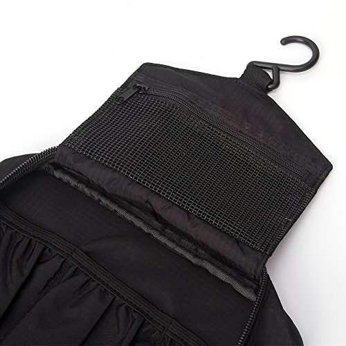 Torido Premium Kulturtasche zum Aufhängen, wasserdichte Waschtasche, faltbarer Kulturbeutel mit Haken fürs Reisen, verschiedene Fächerarten - 6