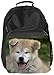 Produktbild +++ AKITA INU - Schwarzer RUCKSACK Rucksäcke Backpack Bag - AKI 06