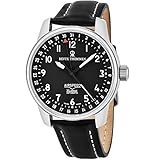 REVUE THOMMEN AIRSPEED XL HERREN-ARMBANDUHR 41MM LEDER...