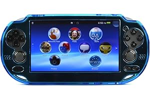 Cosmos Hartschalen-Schutzhülle, kompatibel mit PS VITA 1000, nur für ovale Start- und Select-Tasten, Hellblau